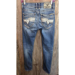 Salvage Supply Co Denim Blue Jeans Men Size 29R (28x31) Havoc Straight Slim Fit